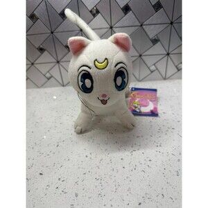 Sailor Moon Great Eastern Entertainment Artemis Kitty Cat White Plush 6”